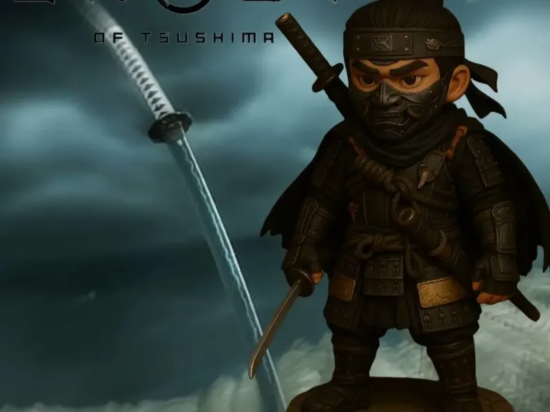 Jin Sakai Ghost of Tsushima Chibi