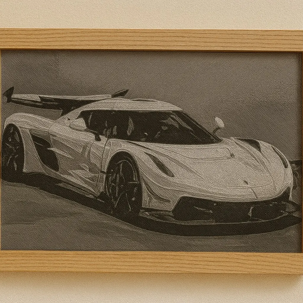 Koenigsegg Jesko 3D-Art Picture