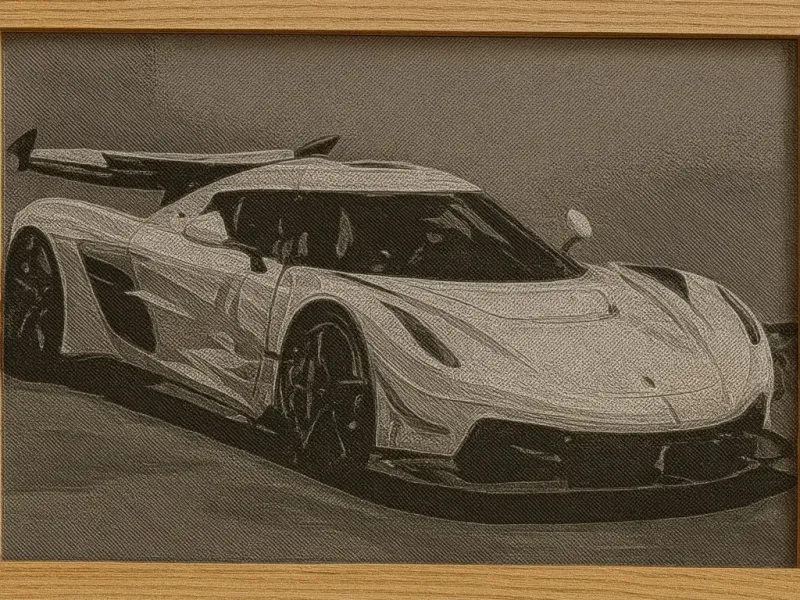 Koenigsegg Jesko 3D-Art Picture