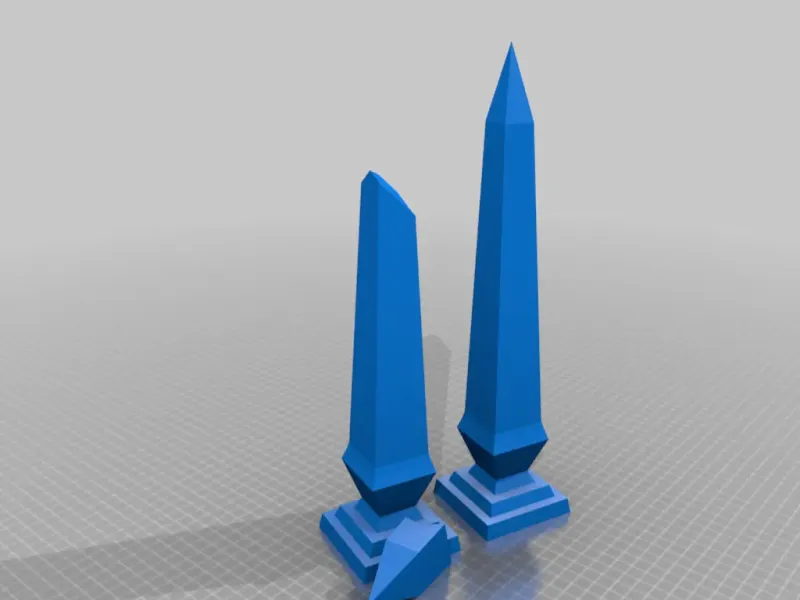 obelisks (un)damaged - high elf - terrain