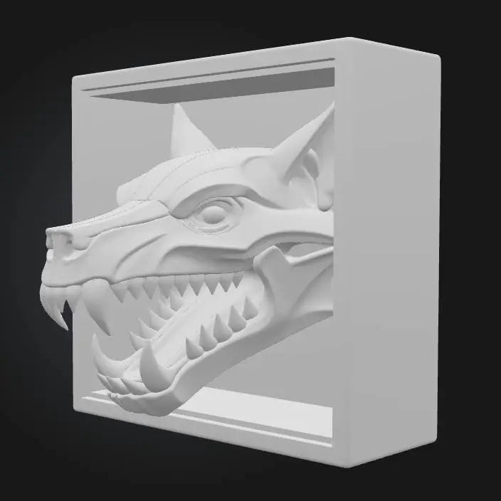 Wolf Box Art book separator