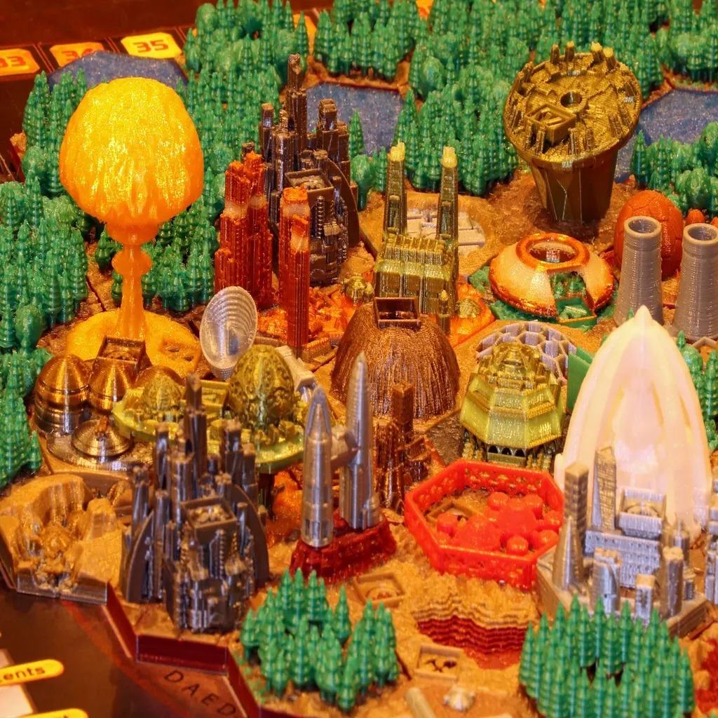 RifRaf Terraforming Mars Tiles Full Set