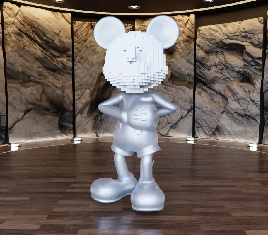 Mickey Mouse Mosaic Fan Art Toy