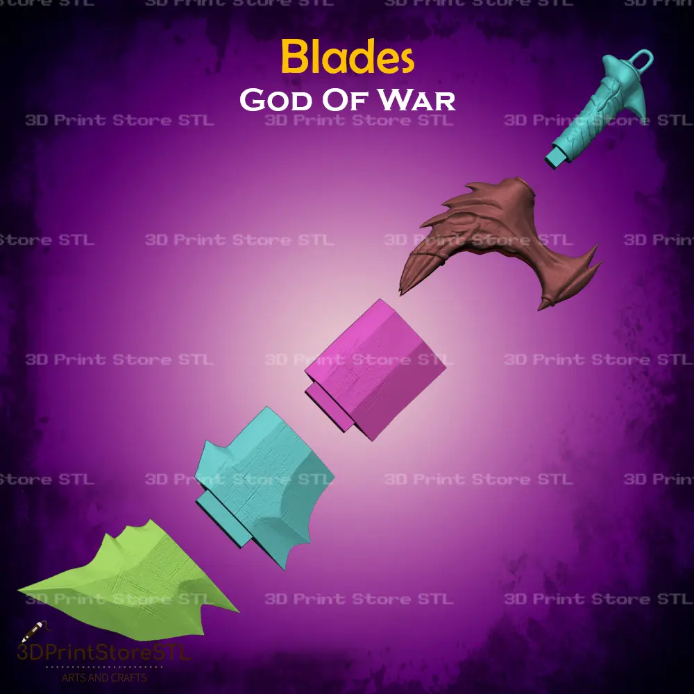 Blade of Kratos Cosplay God of War - STL File