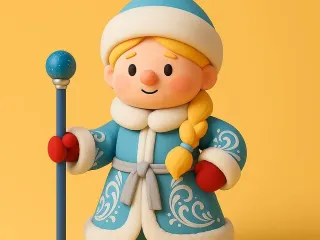 ❄️ Snow Maiden — Part of the “Christmas Miracle” Collection