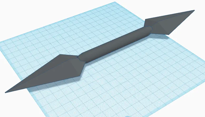 double sided kunai | 3D models download | Creality Cloud