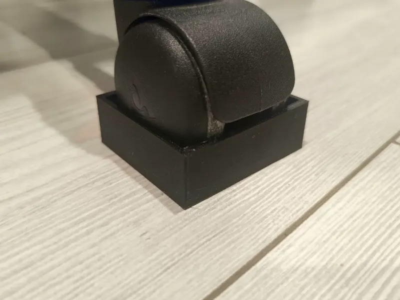 Office chair wheel stopper
