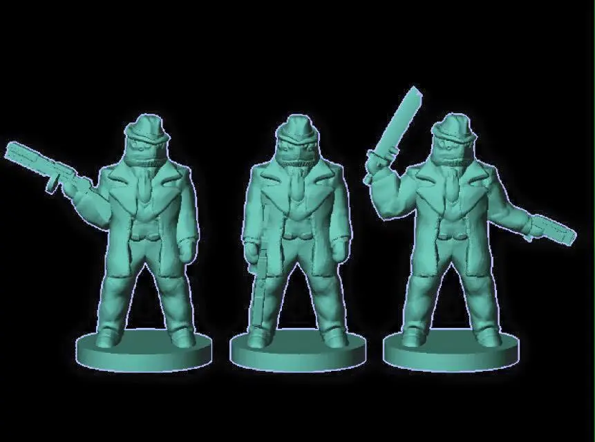Yong Bu-Gong Racketeers (18mm ölçekli)