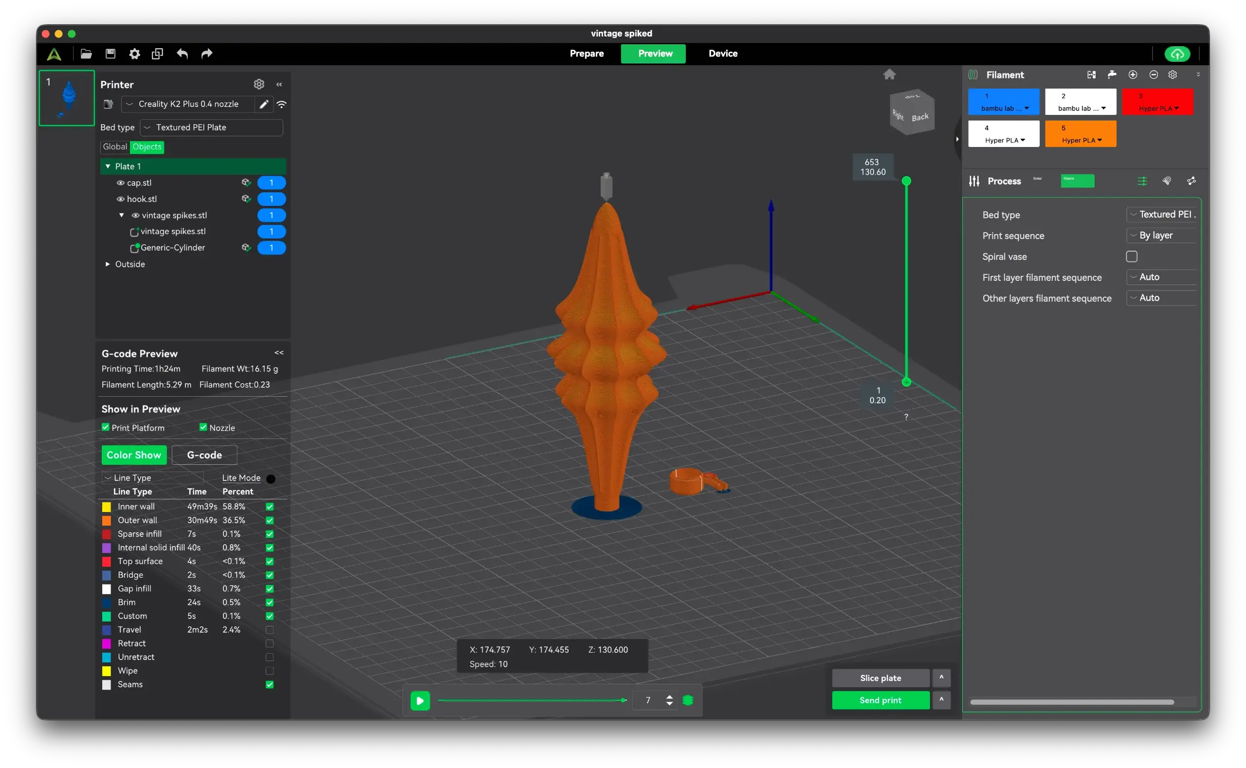 3D Printer Files | 3MF File | Classic Ripple Drop | Creality Cloud