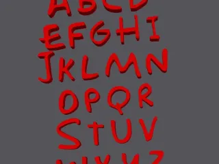 THE SIMPSONS FONT PACK - ALPHABET