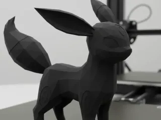 Umbreon low poly