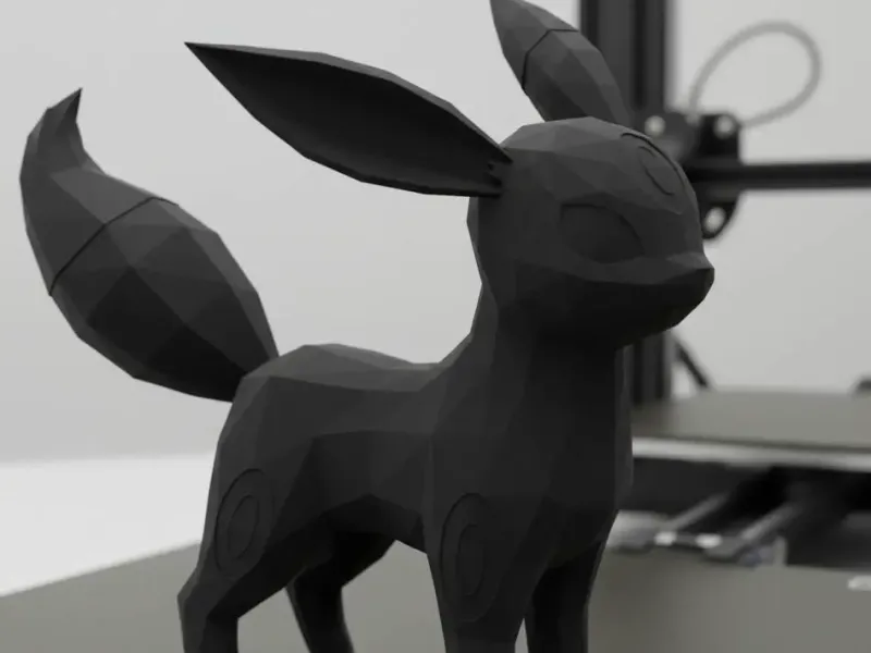 Umbreon low poly