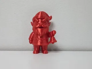 Evil Santa Claus with Bell Christmas Figurine