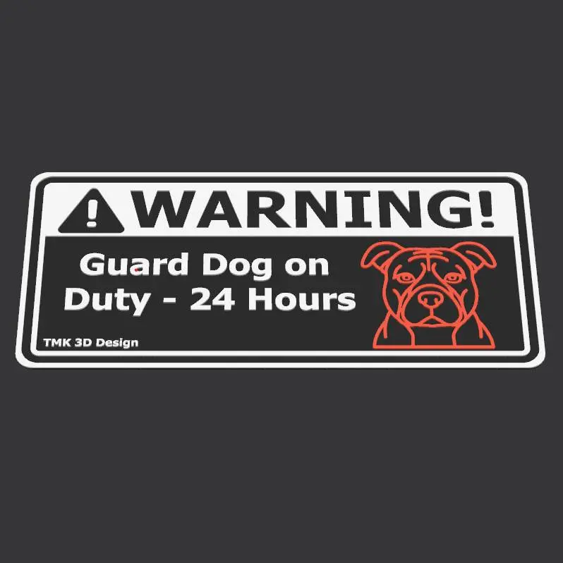 Dog Warning Sign
