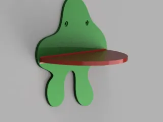 estante exhibidor para pared