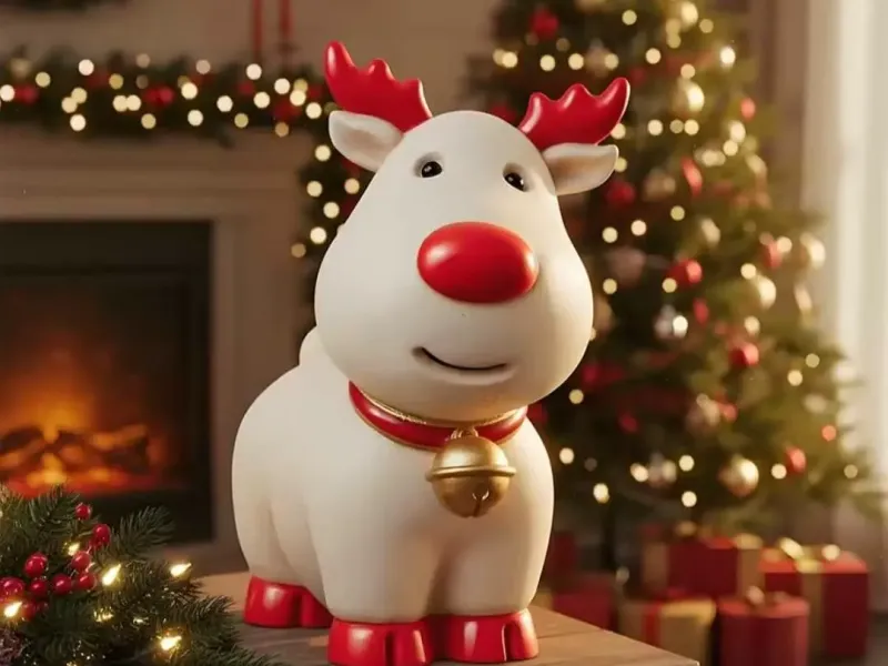 Cute Christmas Reindeer - Festive Christmas Decoration