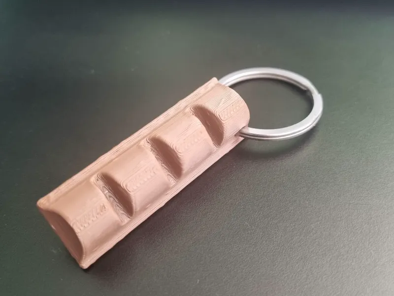 Chocolate Bar Keychain (Bueno-Like)
