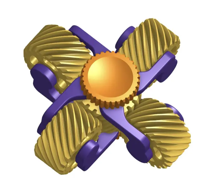 Inverted Gear Spinner