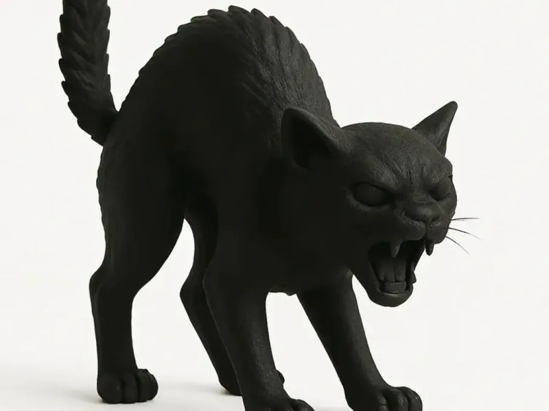 Halloween Cat Yard Decor