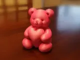 Balloon bear with heart-6