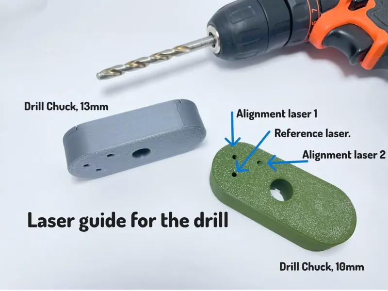 Guide laser pour perceuse