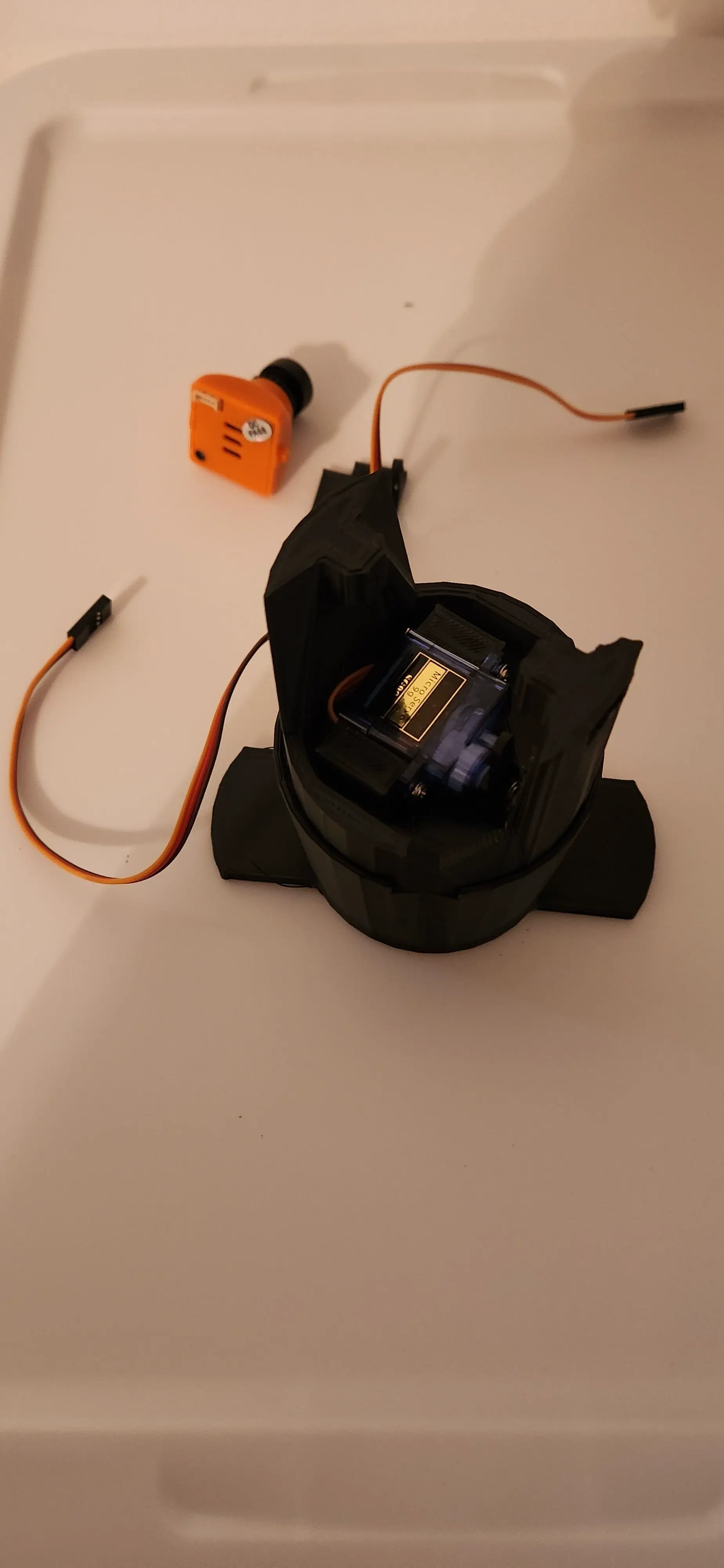 Fpv camera pan and tilt turret