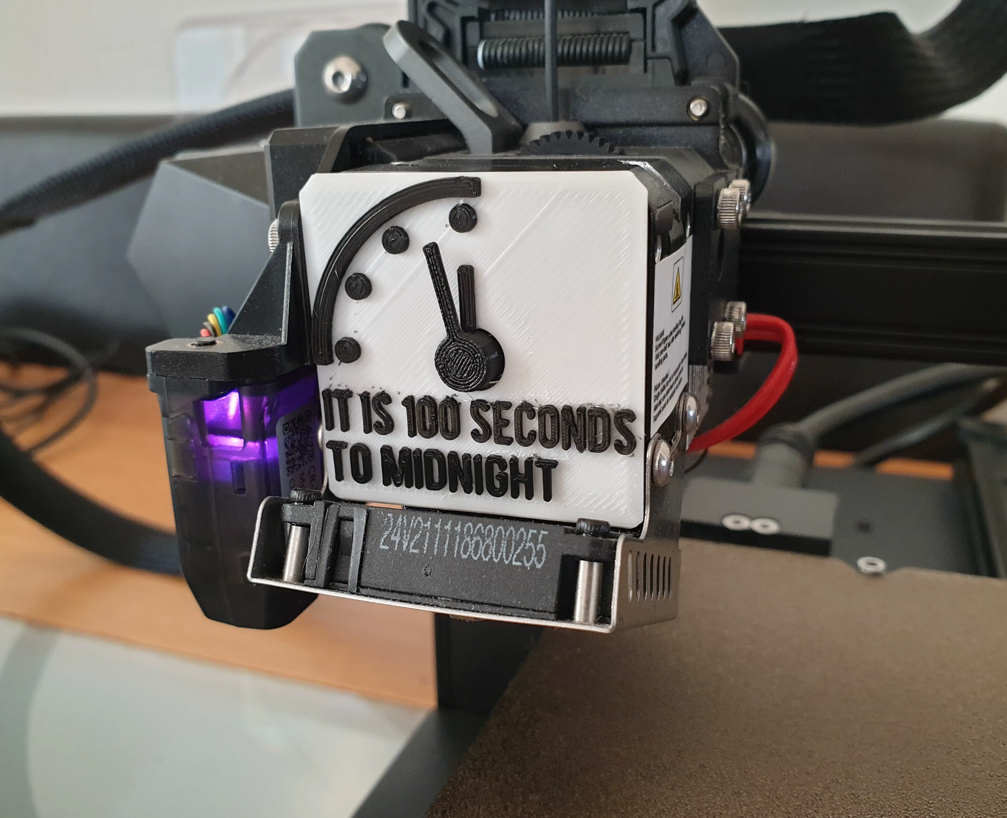 Doomsday Clock Sprite CR10 Ender 3 S1 Prusa MK3 Extruder