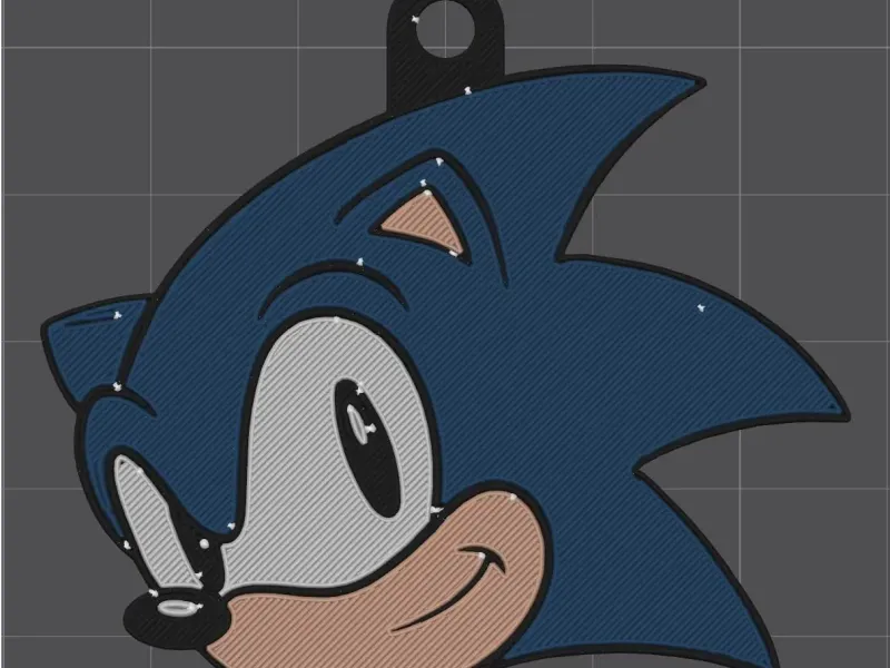 Sonic Keychain - Llavero