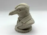 Steampunk Seagull Bust-3
