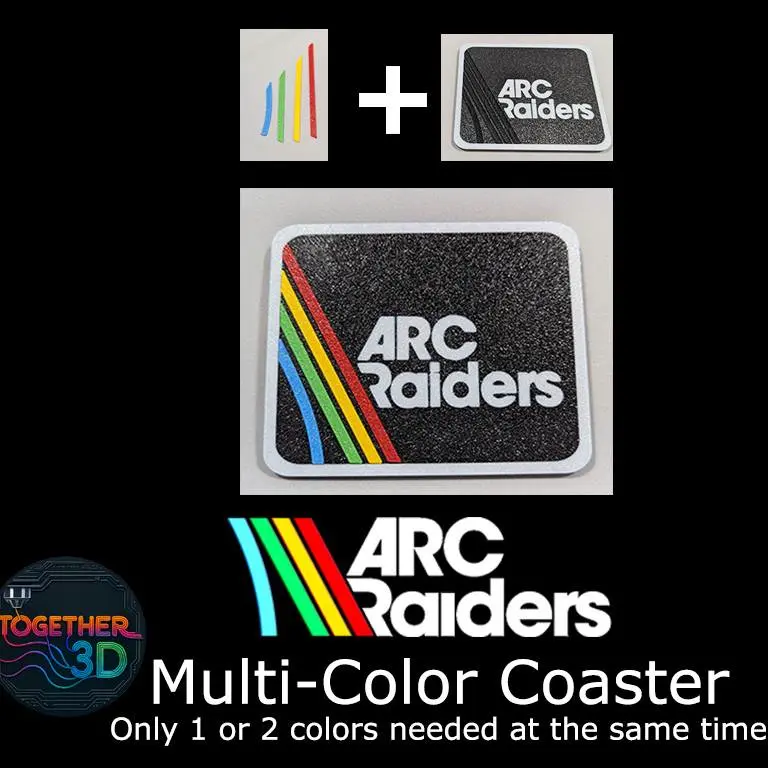 Arc Raiders multi-color coaster