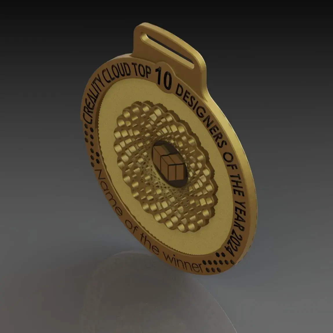 Medal Creality Cloud Top 10 Printers of the Year 2024