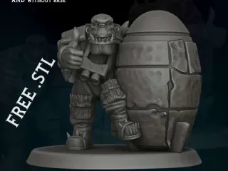 Rocket Riding Orc