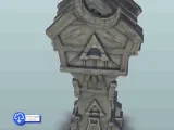 Tower with Moon pattern - miniatures warhammer terrain scene-4