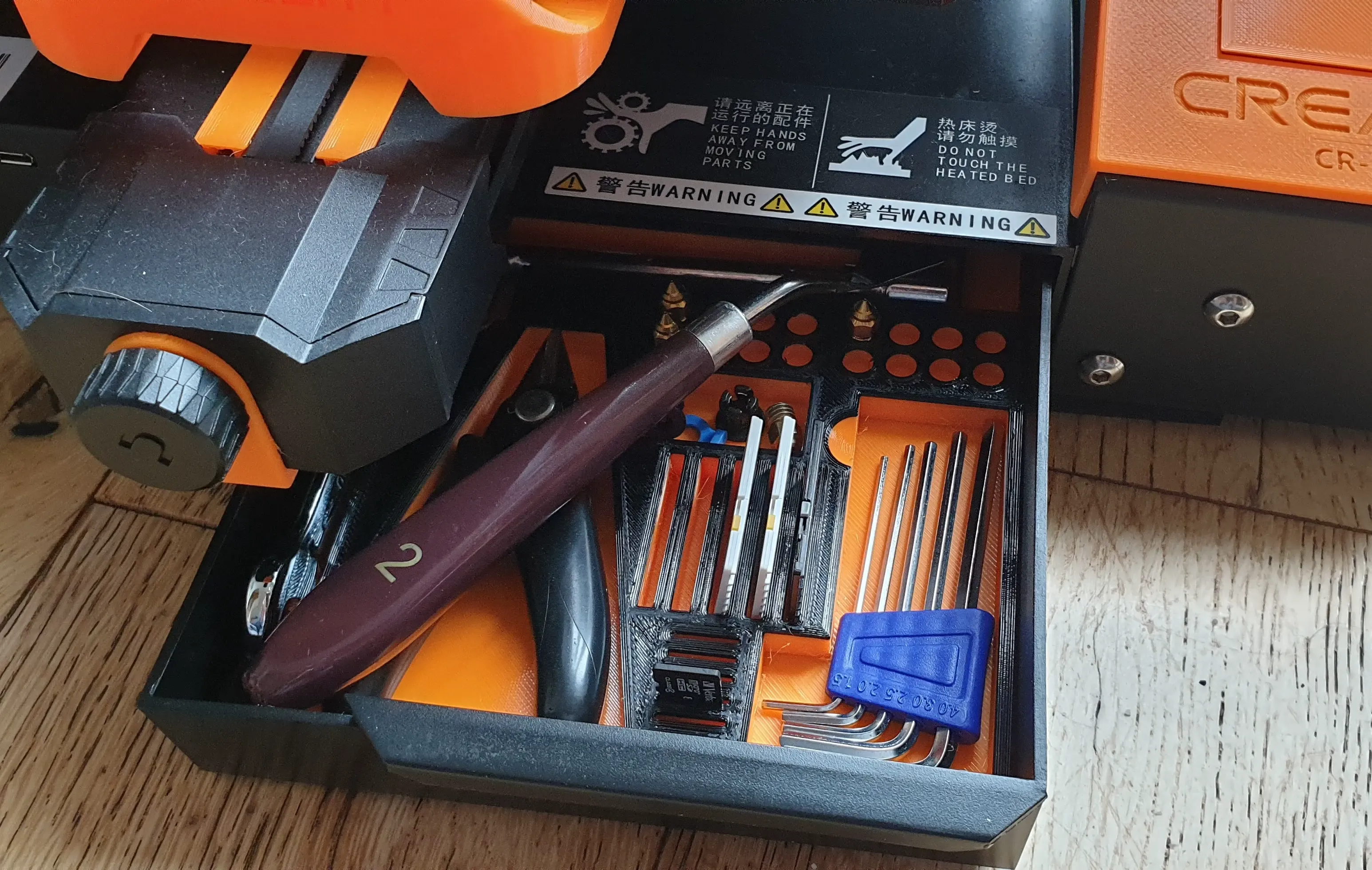 CR-6 SE Tool Accessories Drawer Insert Organiser / Oganizer