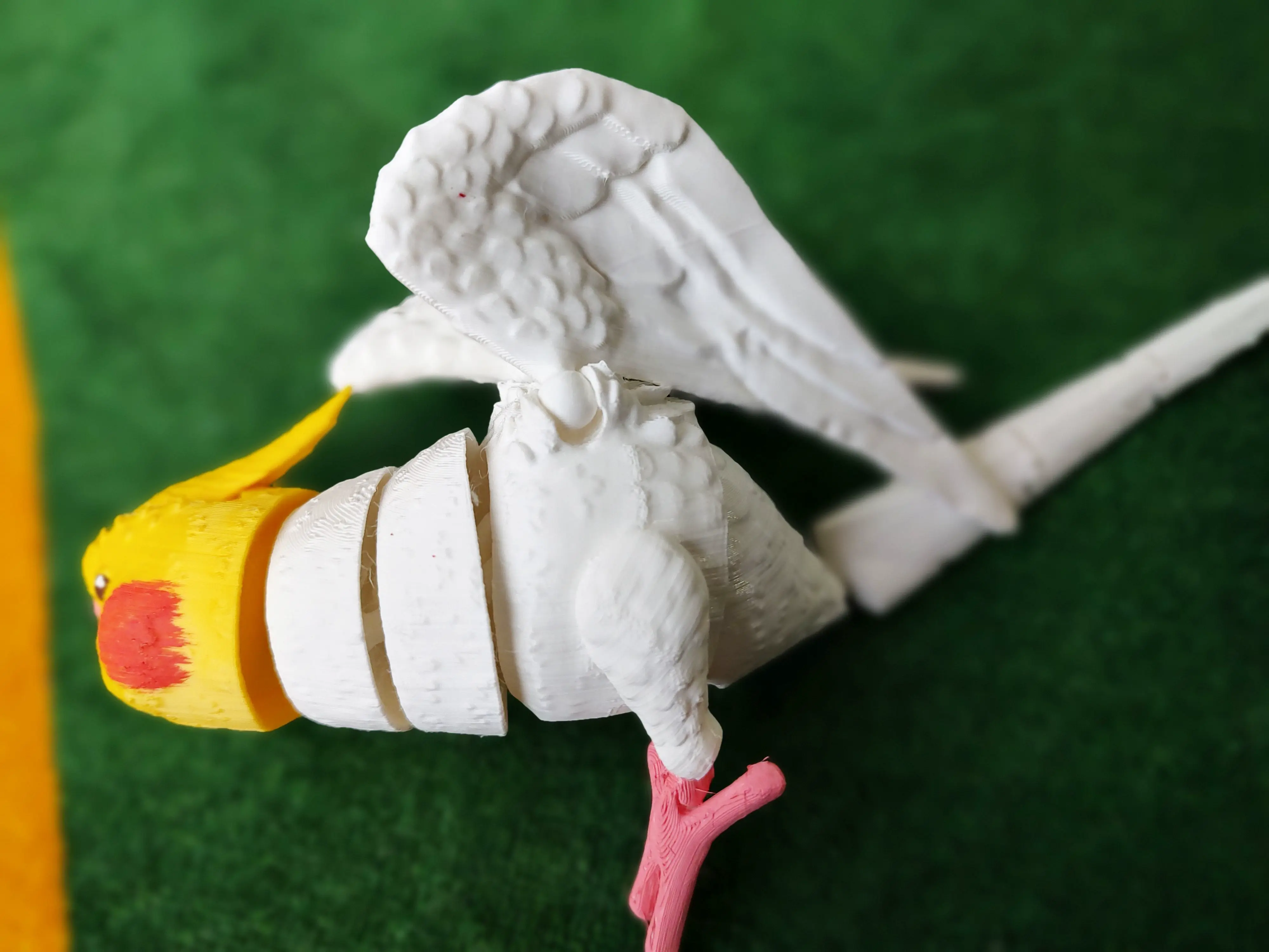 Cockatiel Articulated Figure