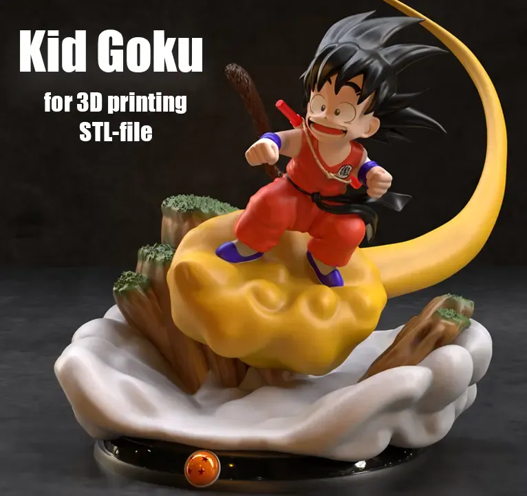 Kid Goku STL