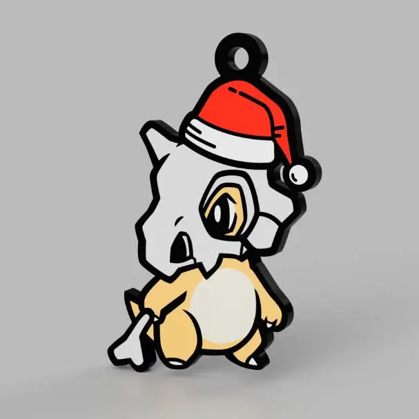 CUBONE X CHRISTMAS KEY CHAIN