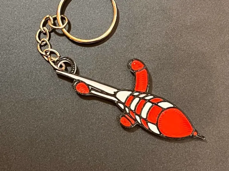 Keychain Tintin SpaceShip