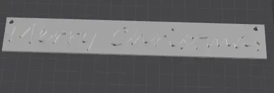 Merry Christmas Sign