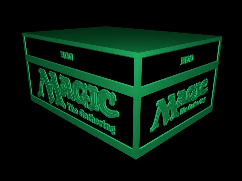 Board Games & Card Games STL Download - Card Box V2 - Magic Retro - 300 ...