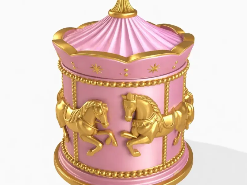 Carrusel de caballo (Caja)