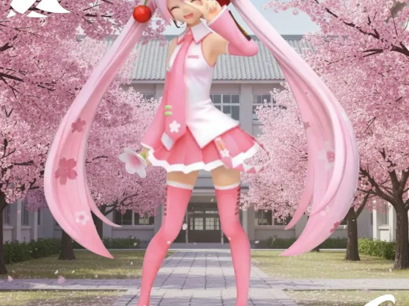 Cherry Miku Figure