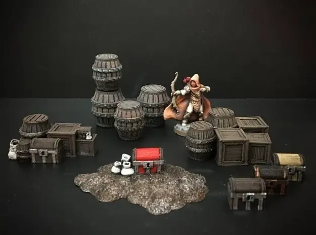 Décor d'Exploration : Marqueurs de Butin (28 mm/Échelle héroïque)