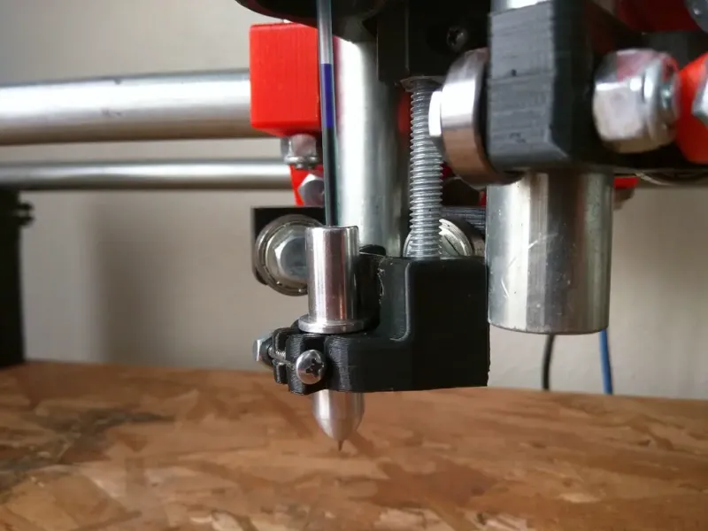 -old- Mostly Printed CNC -Add On- Drag knife/Pen mount