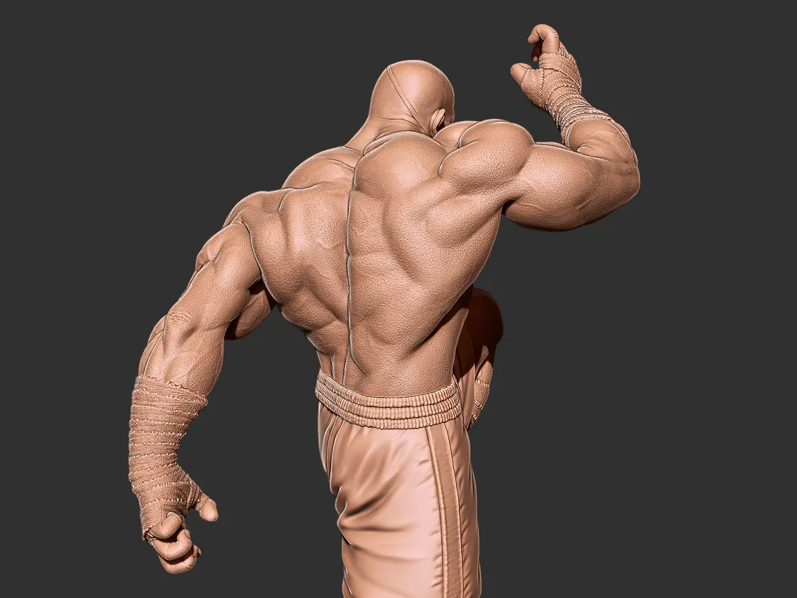 Sagat - Street fighter 3D print model