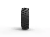 Military truck tire 6 Scale 1:25-3