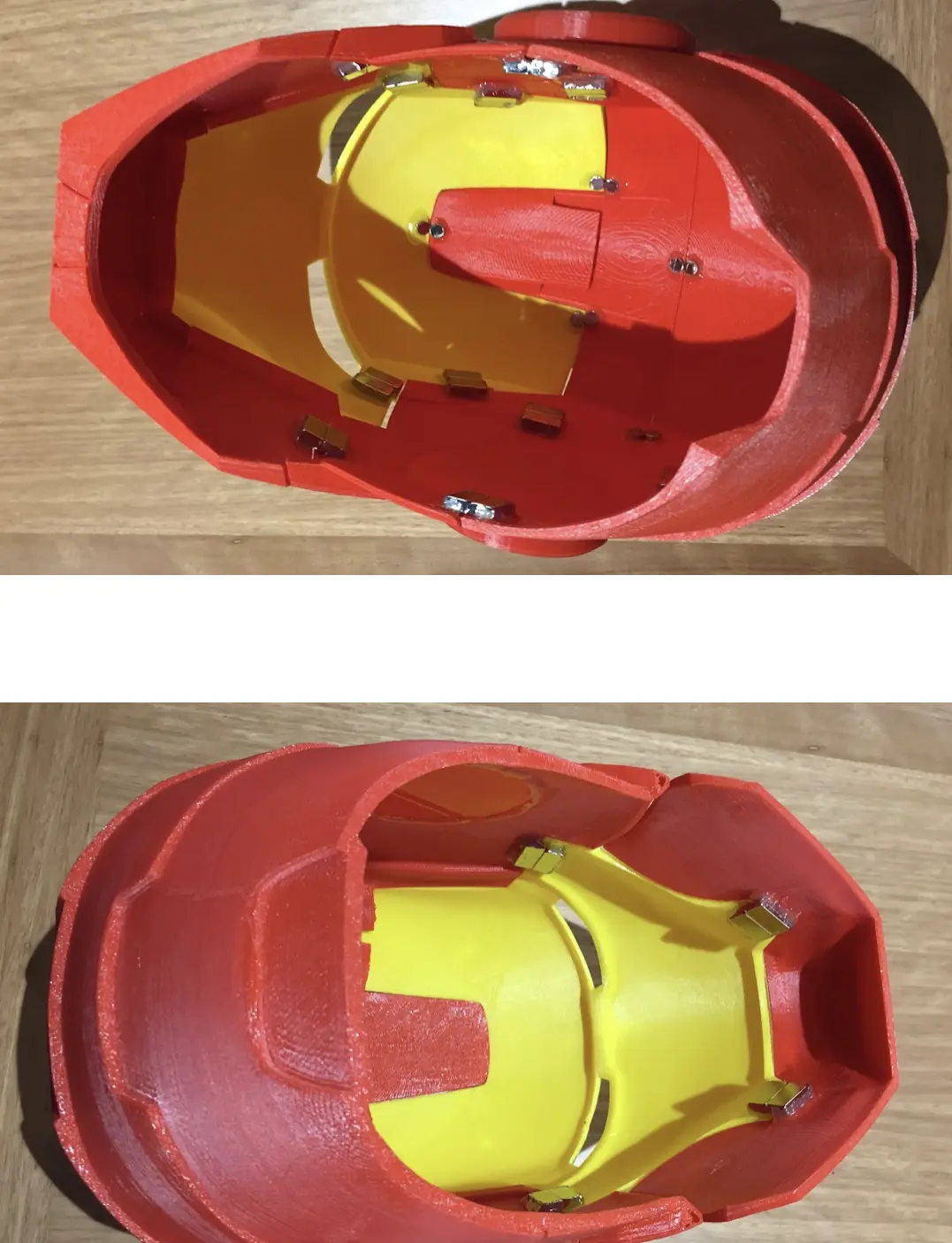 Ironman helmet magnet front