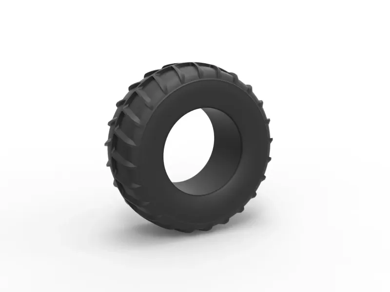 Dune buggy rear tire 15 Scale 1:25