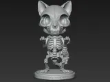 Skeleton Cat Kitten-2