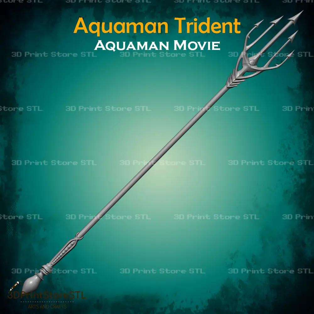 Trident Cosplay Aquaman Movie - STL File